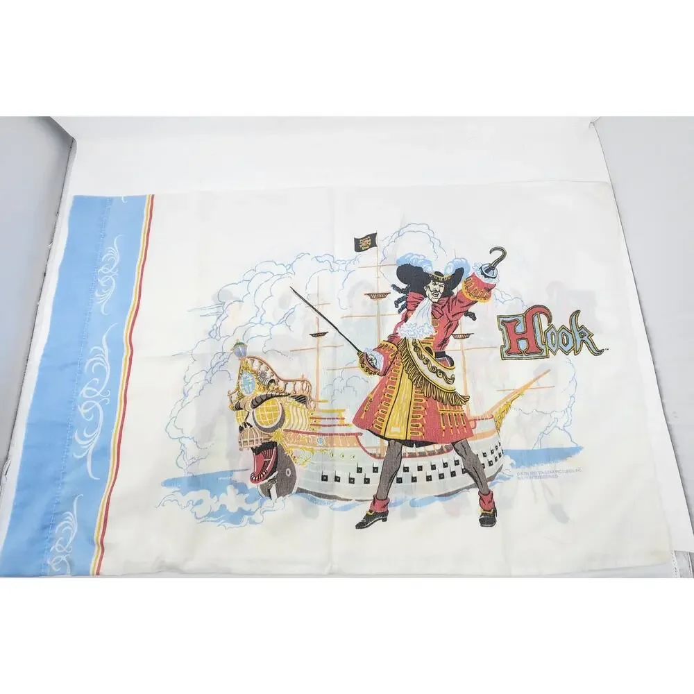 RARE Vtg 1991 HOOK Movie Sheet Set Robin Williams Peter Pan Lost Boys Tinkerbell